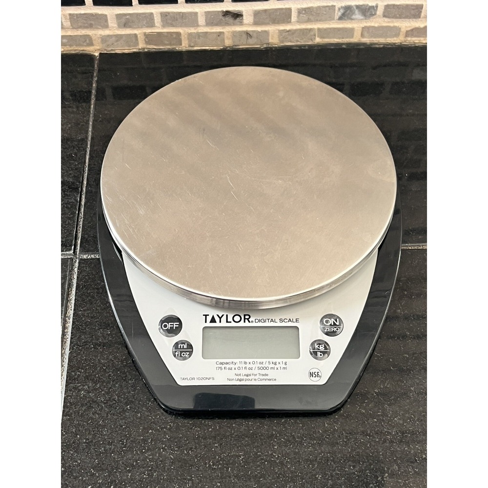 Digital Kitchen Scale Taylor Up to‎ 11 Pounds Capacity Battery Operated 1020NFS